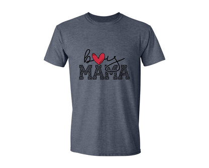 brand:Generic|color:Heather Navy|Boy Mama Mama Boy 2 Graphic T-Shirt