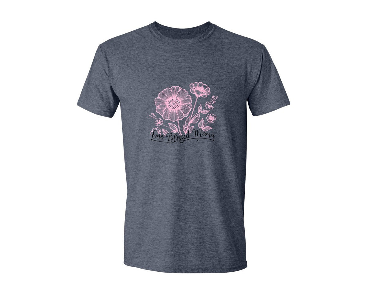 brand:Generic|color:Heather Navy|Mothers Day Funny Mom Graphic T-Shirt