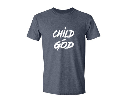 brand:Generic|color:Heather Navy|Child Of God Shirt Design Jesus 2 Graphic T-Shirt