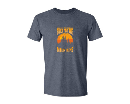 brand:Generic|color:Heather Navy|Wild Life Experience Mountain Hiking Tee 6 Graphic T-Shirt