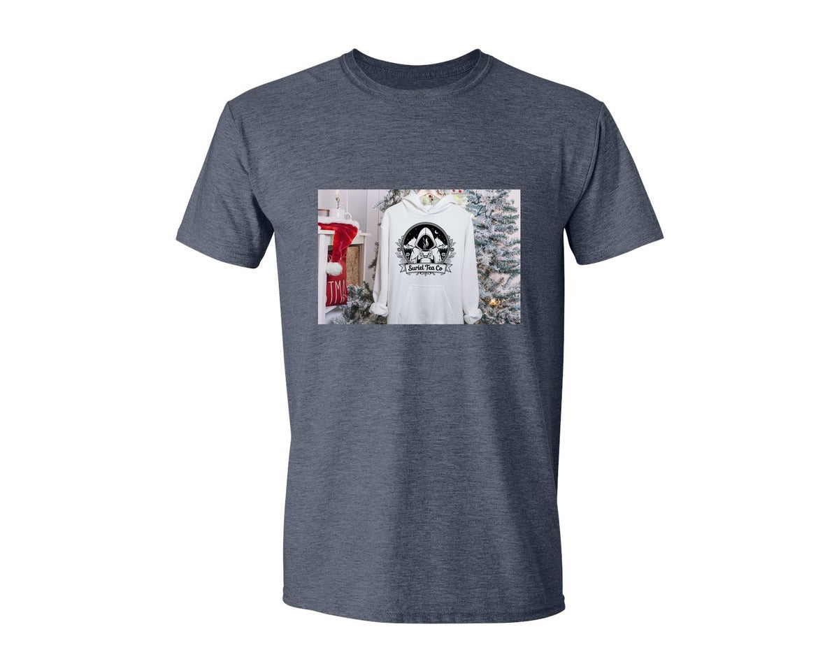 brand:Generic|color:Heather Navy|Suriel Tea Co Graphic Graphic T-Shirt