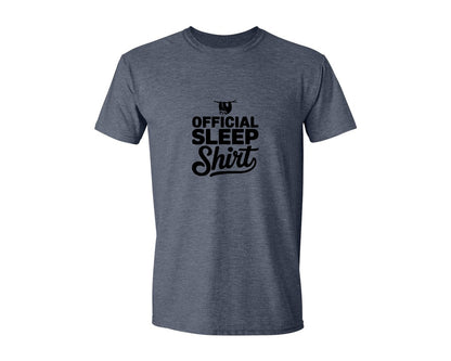 brand:Generic|color:Heather Navy|Official Sleep Shirt T Shirt Graphic T-Shirt
