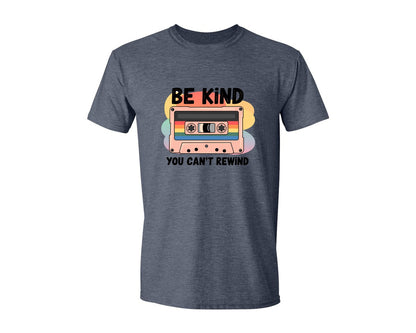 brand:Generic|color:Heather Navy|Be Kind Retro Cassette Tape 2 Graphic T-Shirt