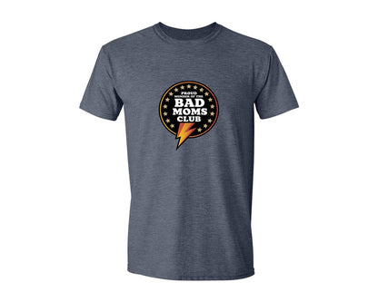 brand:Generic|color:Heather Navy|Proud Member Of The Bad Moms Club Funny Graphic T-Shirt