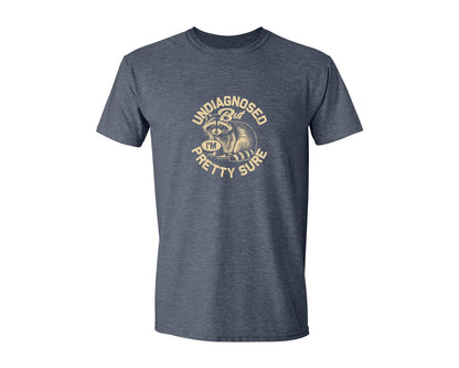 brand:Generic|color:Heather Navy|Funny Raccoon Meme T Shirt 2 Graphic T-Shirt