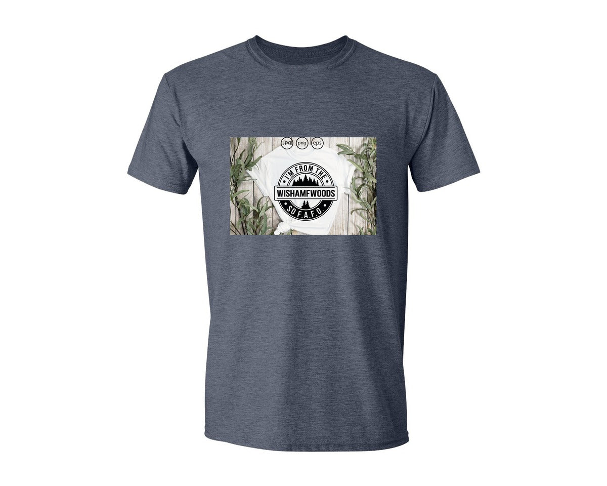 brand:Generic|color:Heather Navy|Im From The Wishamfwoods So Fafo 2 Graphic T-Shirt