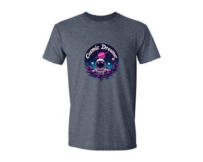 brand:Generic|color:Heather Navy|Cosmic Dreamer T Shirt Design Graphic T-Shirt