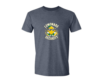 brand:Generic|color:Heather Navy|Lemonade Security T Shirt Design 2 Graphic T-Shirt
