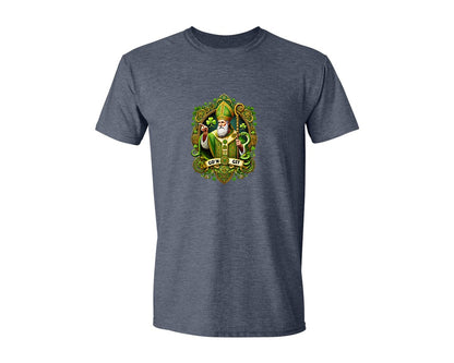 brand:Generic|color:Heather Navy|St Patricks Day Saint Patrick Graphic T-Shirt