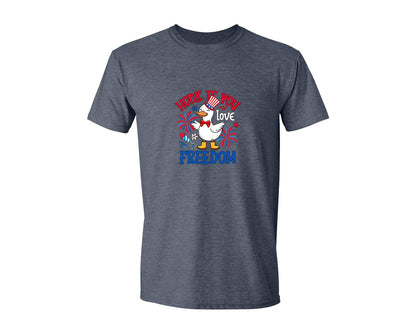 brand:Generic|color:Heather Navy|Patrotic Goose 4Th Of July Graphic T-Shirt