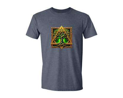 brand:Generic|color:Heather Navy|Celtic Tree Of Life Mystical Tree Graphic T-Shirt