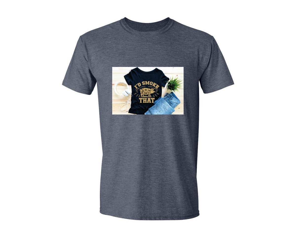 brand:Generic|color:Heather Navy|Id Smoke That 26 Graphic T-Shirt