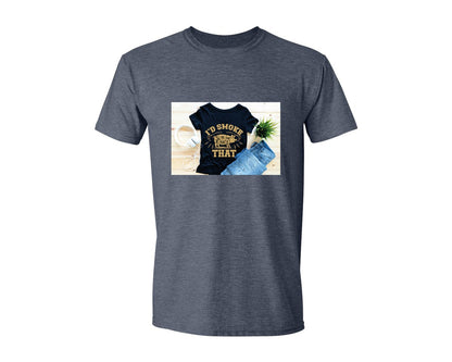brand:Generic|color:Heather Navy|Id Smoke That 26 Graphic T-Shirt