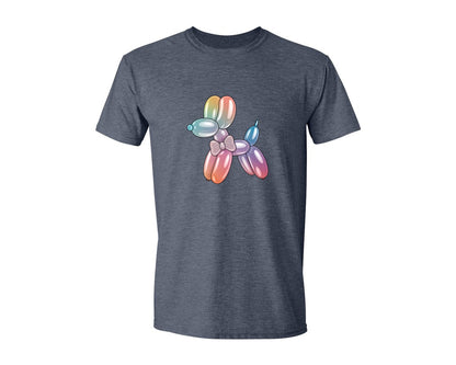 brand:Generic|color:Heather Navy|Glam Balloon Dog 4 Graphic T-Shirt