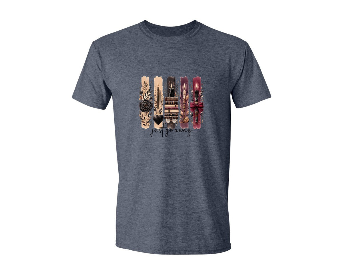 brand:Generic|color:Heather Navy|Bookish Book Lover Reading Booktok 2 Graphic T-Shirt