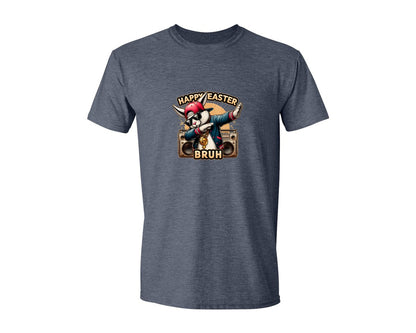 brand:Generic|color:Heather Navy|Hip Hop Easter Bunny 16 Graphic T-Shirt
