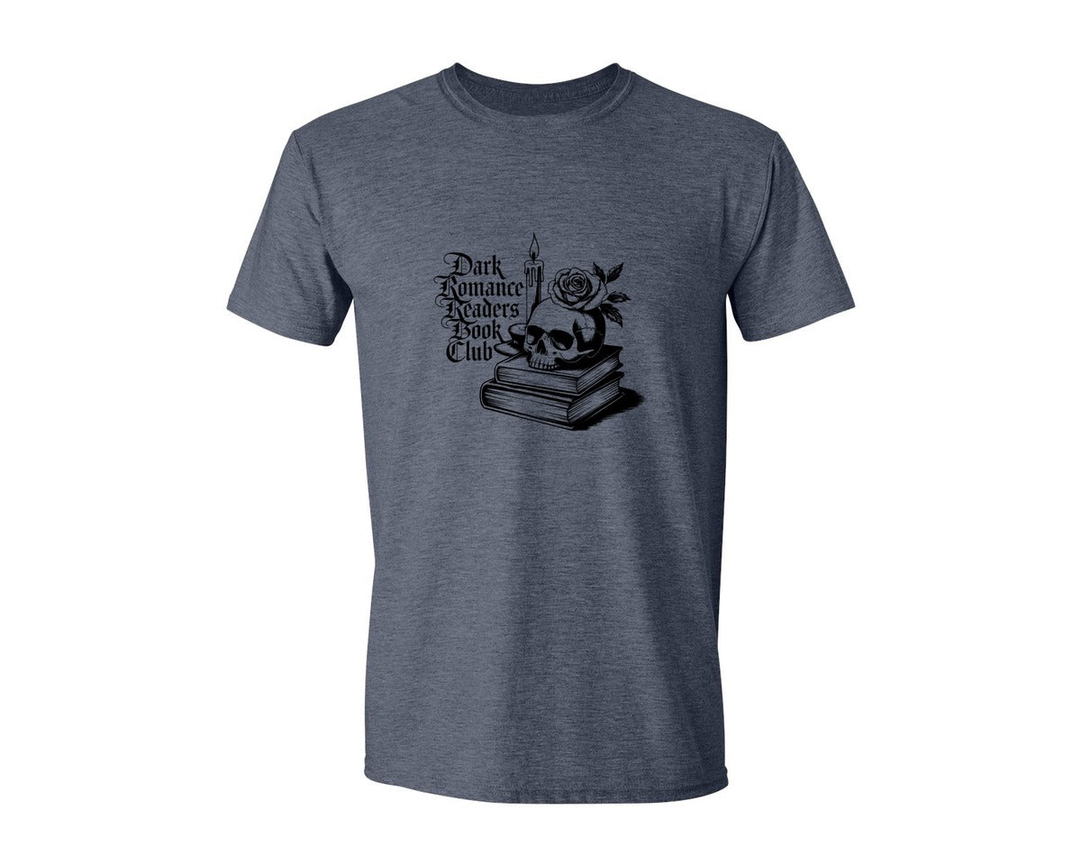 brand:Generic|color:Heather Navy|Dark Romance Readers Book Club T Shi Graphic T-Shirt
