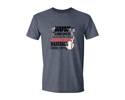 brand:Generic|color:Heather Navy|Baseball Bow Mom Quote Retro Distressed Graphic T-Shirt