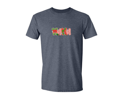 brand:Generic|color:Heather Navy|Summer Mama Mama Watermelon 2 Graphic T-Shirt