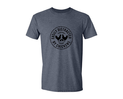 brand:Generic|color:Heather Navy|Dont Ruffle My Feathers T Shirt Design 2 Graphic T-Shirt