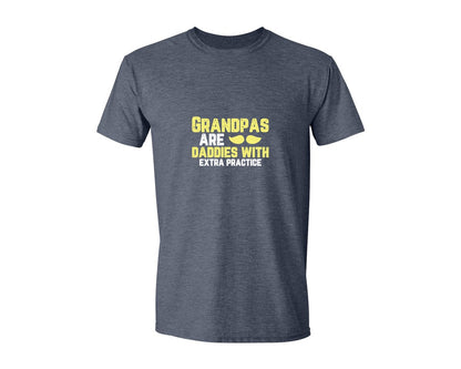 brand:Generic|color:Heather Navy|Grandpas Daddies T Shirt Crafts Graphic T-Shirt