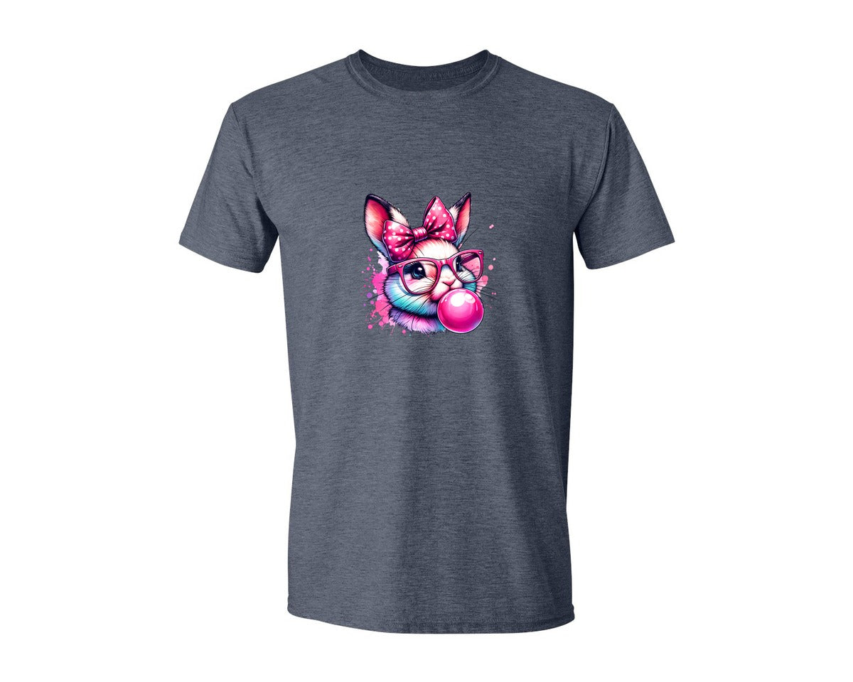 brand:Generic|color:Heather Navy|Hipster Bunny T Shirt Design Graphic T-Shirt
