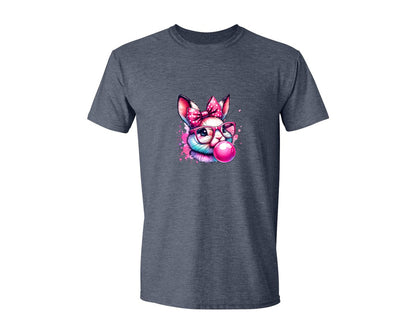 brand:Generic|color:Heather Navy|Hipster Bunny T Shirt Design Graphic T-Shirt