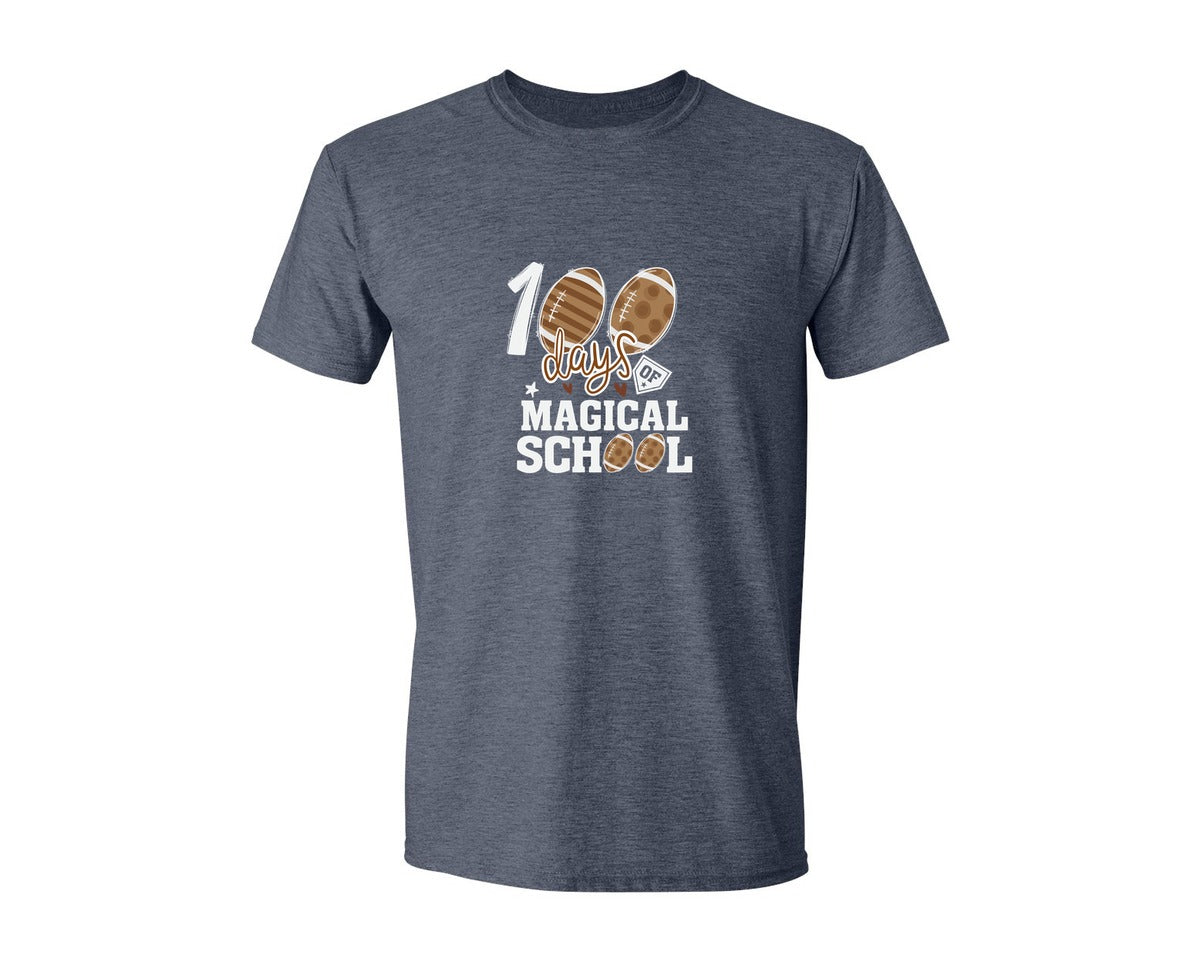 brand:Generic|color:Heather Navy|Happy 100 Days Of School T Shirt Design 30 Graphic T-Shirt