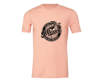 brand:Generic|color:Heather Peach|Gulf Of Mexico Turtle Beach Graphic T-Shirt