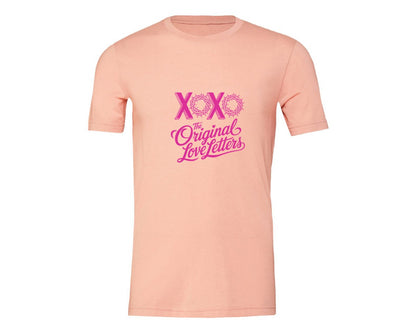 brand:Generic|color:Heather Peach|Christian Love Religious Valentine Graphic T-Shirt