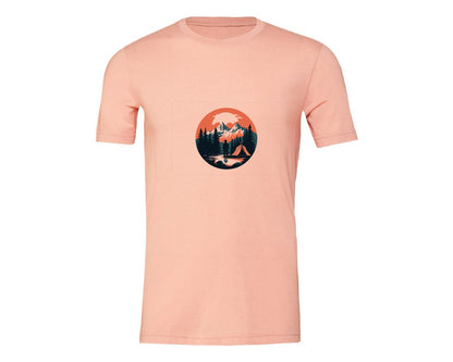 brand:Generic|color:Heather Peach|Camping T Shirt Vector Design 6 Graphic T-Shirt
