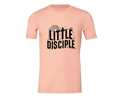 brand:Generic|color:Heather Peach|Retro Little Disciple Tshirt Kids Graphic T-Shirt