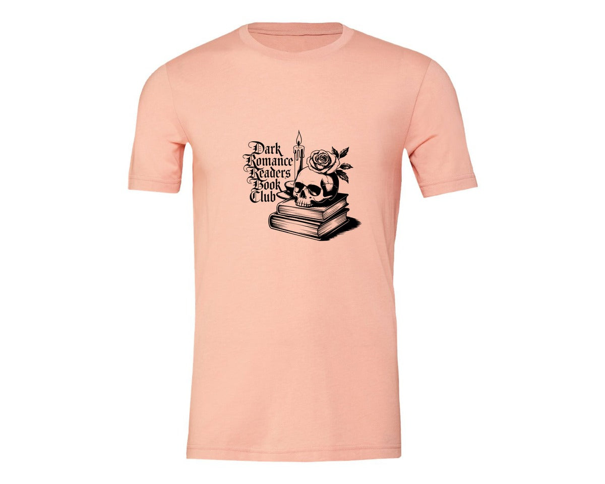 brand:Generic|color:Heather Peach|Dark Romance Readers Book Club T Shi Graphic T-Shirt