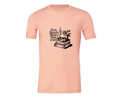brand:Generic|color:Heather Peach|Dark Romance Readers Book Club T Shi Graphic T-Shirt