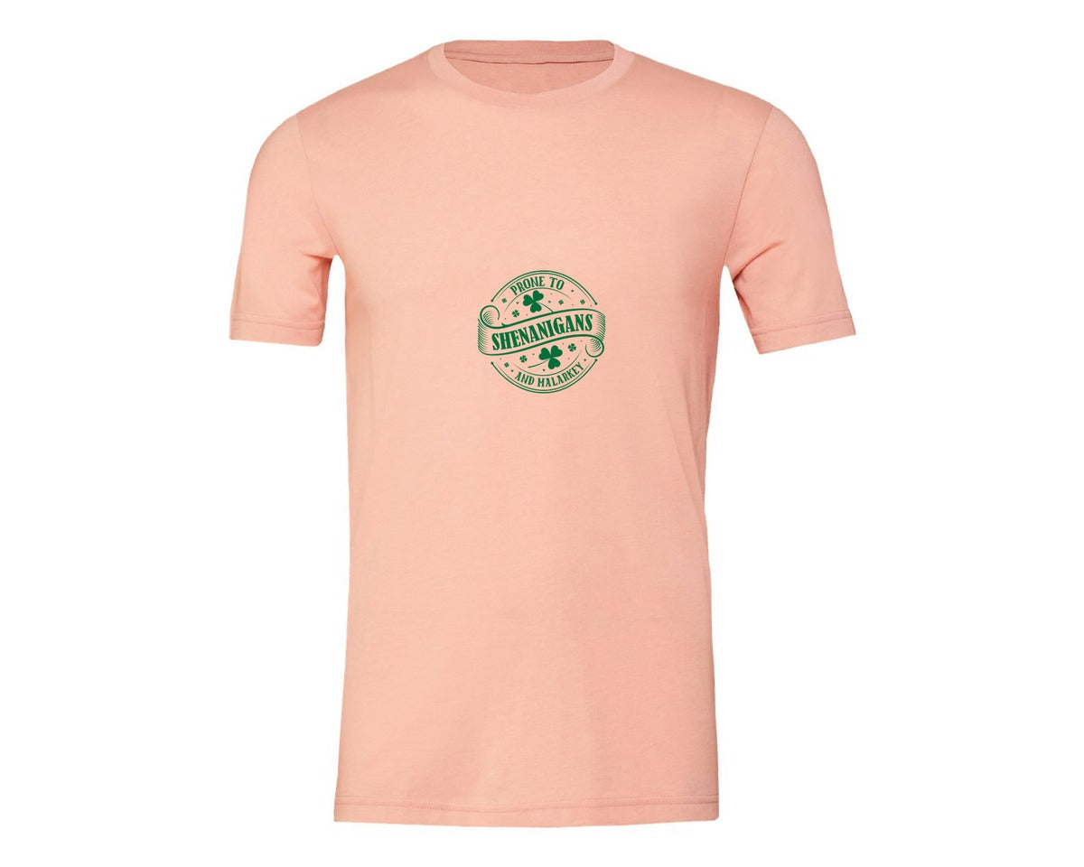 brand:Generic|color:Heather Peach|St Patricks Day Quotes 18 Graphic T-Shirt