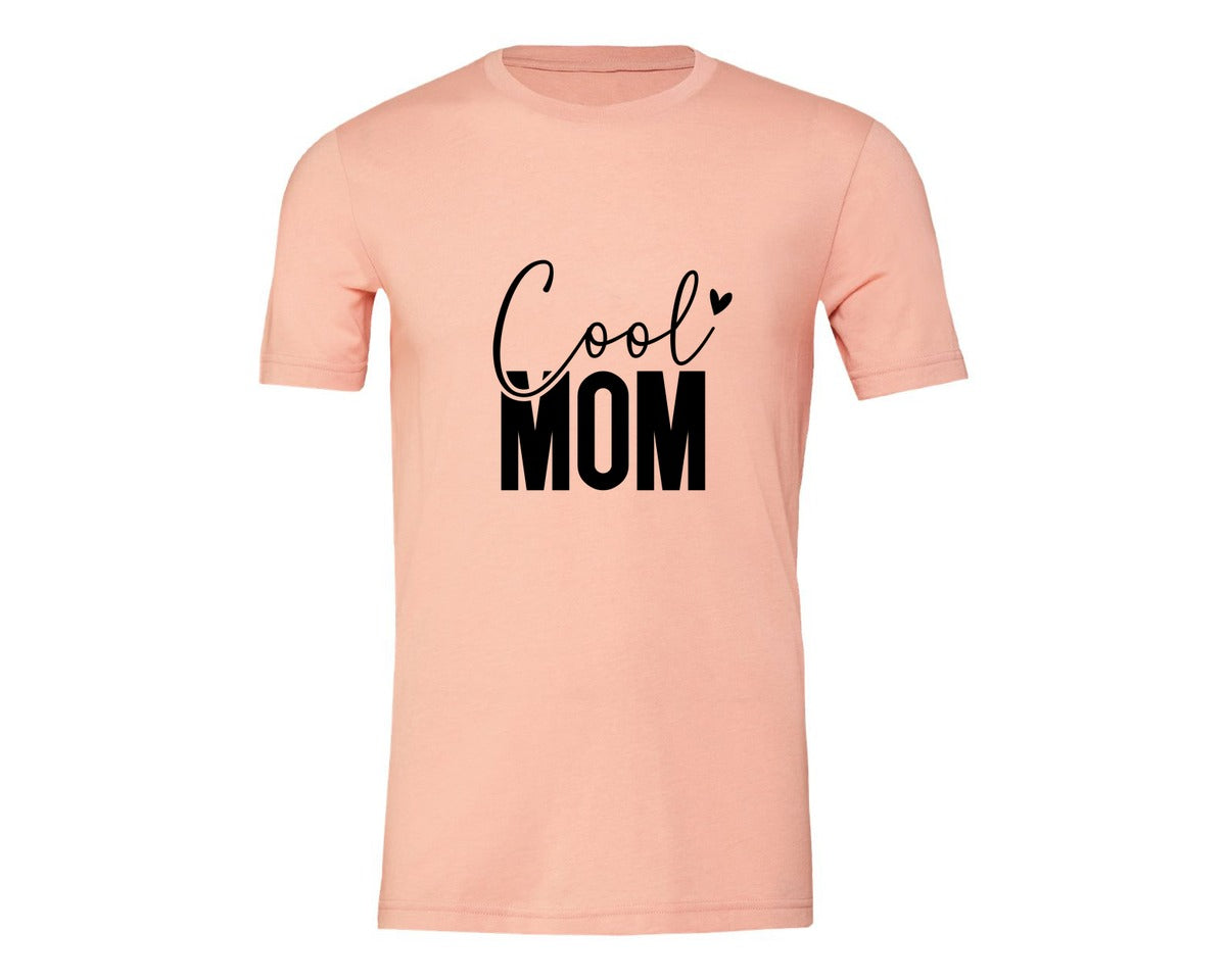 brand:Generic|color:Heather Peach|Cool Mom Funny Mom Mama Graphic T-Shirt