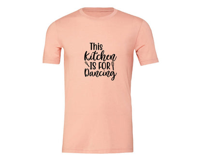 brand:Generic|color:Heather Peach|Home Cooking Funny Kitchen T Shirt Graphic T-Shirt
