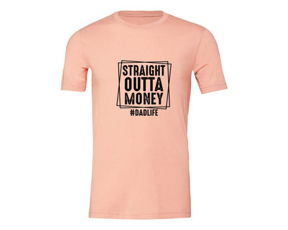 brand:Generic|color:Heather Peach|Dad Fathers Day 5 Graphic T-Shirt