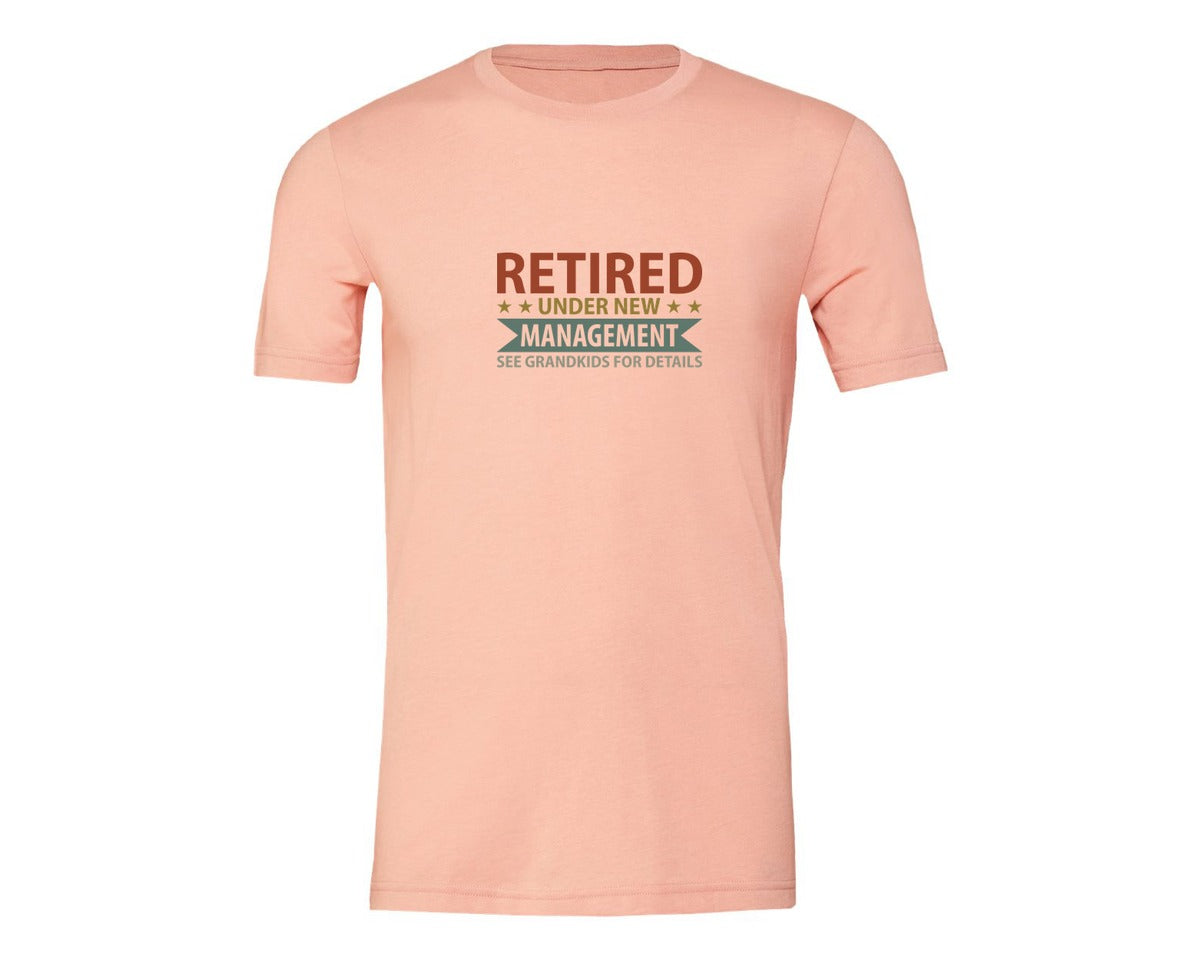 brand:Generic|color:Heather Peach|Mens Fathers Day Retired Grandpa Shirts Graphic T-Shirt
