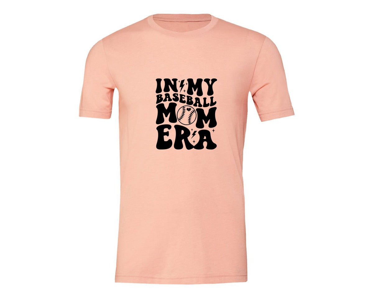 brand:Generic|color:Heather Peach|Retro Sports Mom In My Mom Era Graphic T-Shirt
