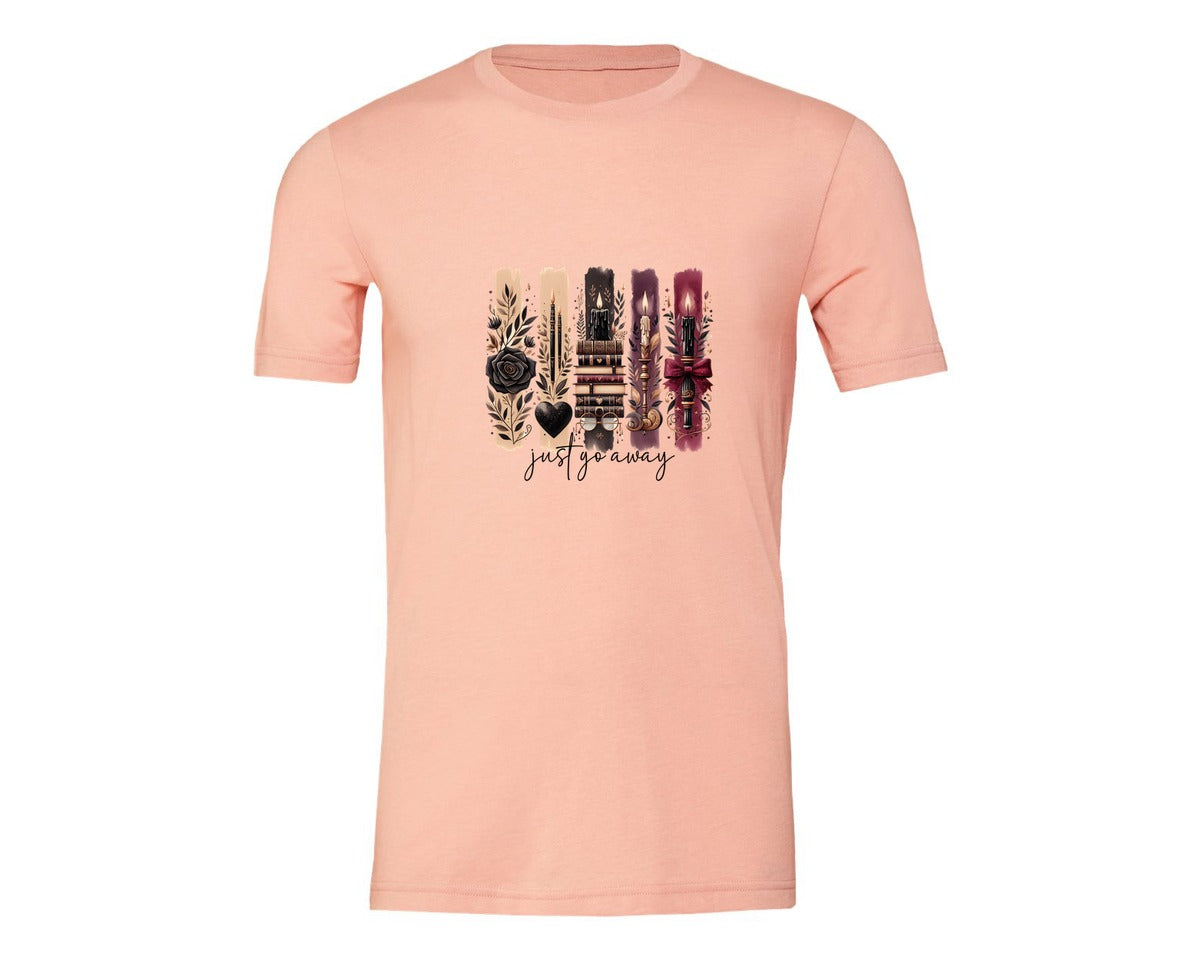 brand:Generic|color:Heather Peach|Bookish Book Lover Reading Booktok 2 Graphic T-Shirt