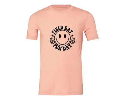 brand:Generic|color:Heather Peach|Field Day Fun Day Field Day Graphic T-Shirt