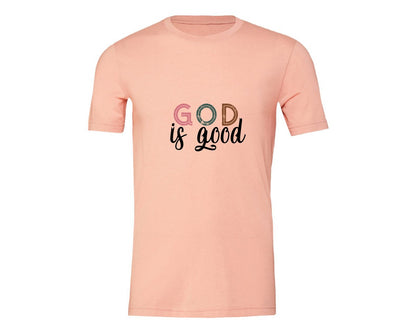 brand:Generic|color:Heather Peach|Boho Christian Religious Graphic T-Shirt