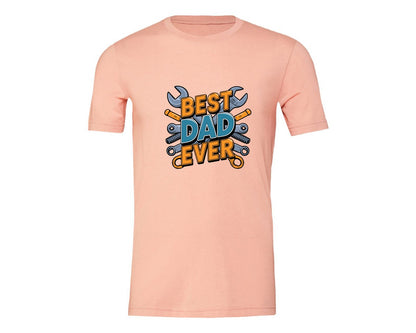 brand:Generic|color:Heather Peach|Mechanic Dad 3 Graphic T-Shirt
