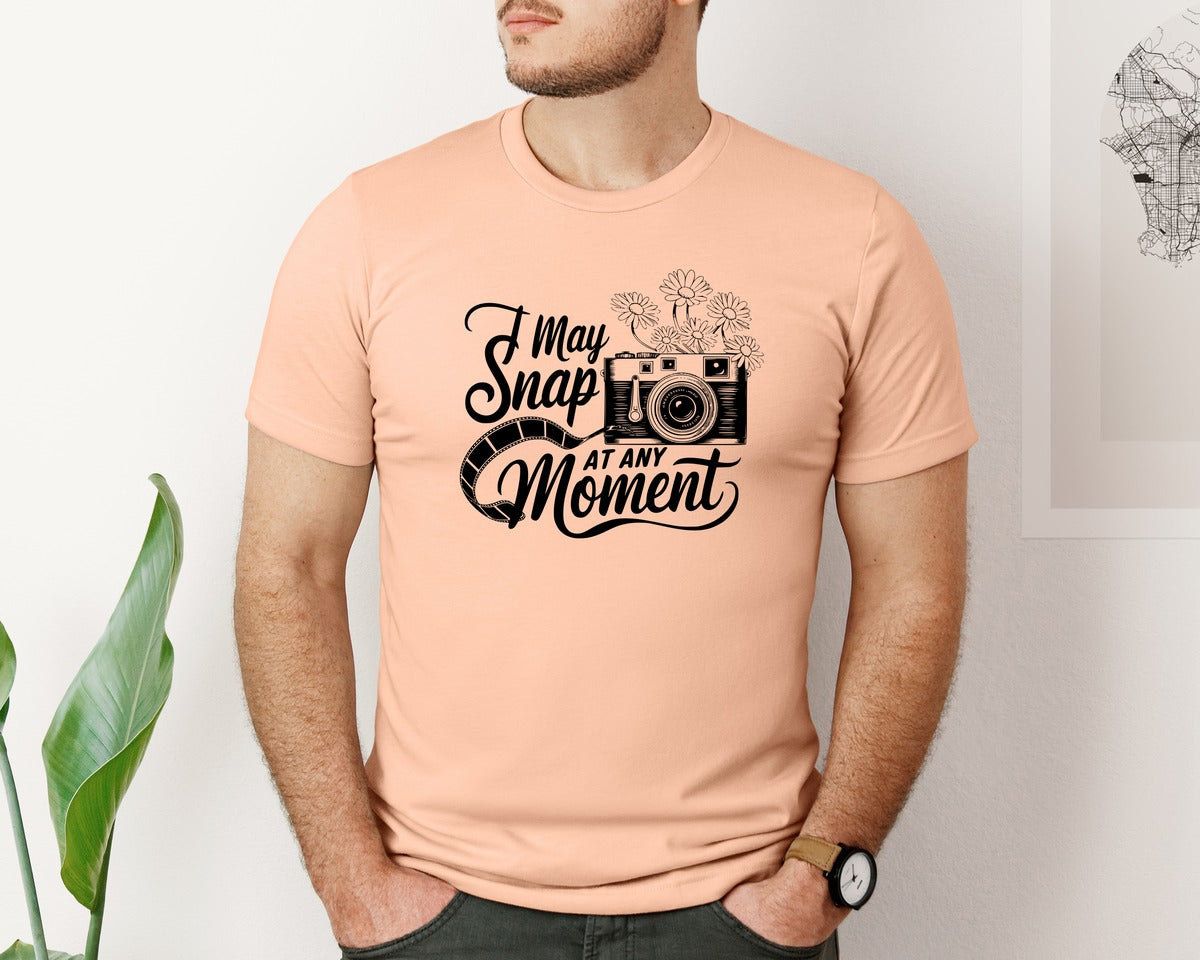 brand:Bella Canvas|color:Heather Peach|I May Snap At Any Moment T Shirt Des Graphic T-Shirt