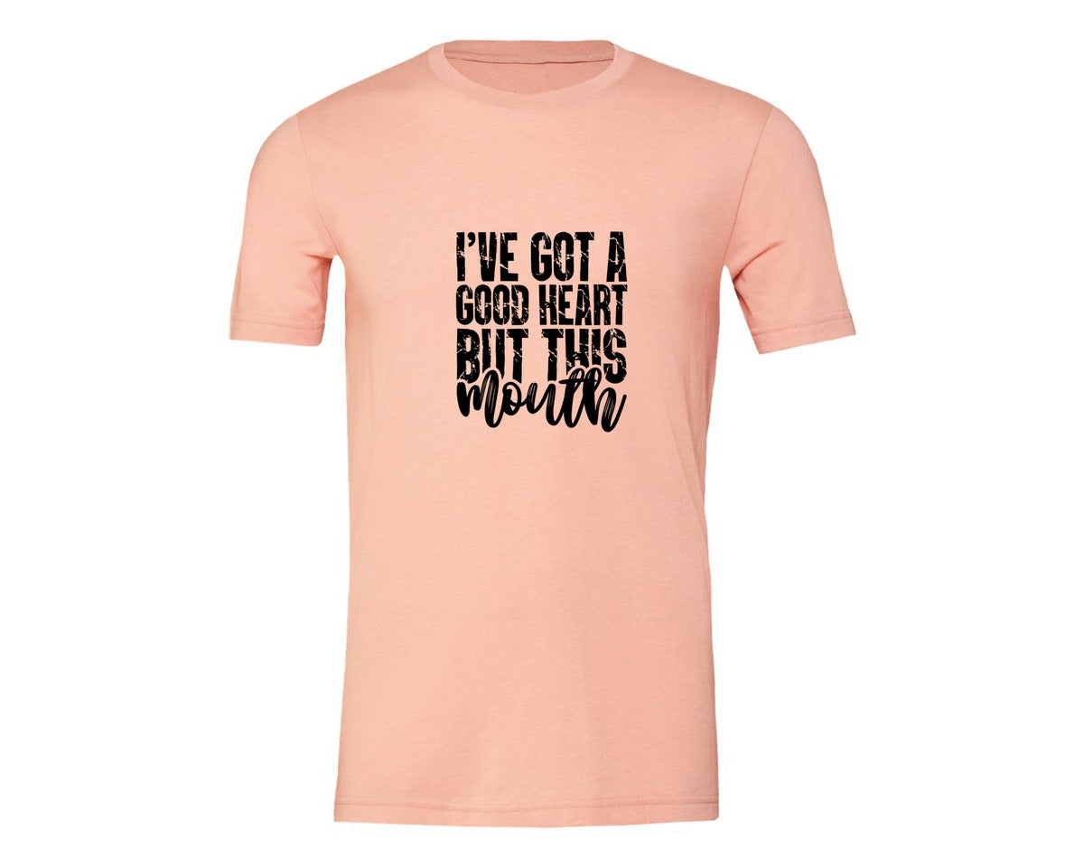 brand:Generic|color:Heather Peach|Sarcastic Quotes Funny Graphic T-Shirt