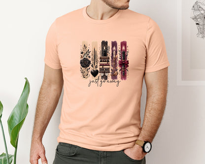 brand:Bella Canvas|color:Heather Peach|Bookish Book Lover Reading Booktok 2 Graphic T-Shirt