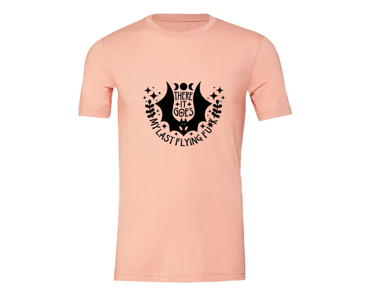 brand:Generic|color:Heather Peach|There It Goes My Last Flying Fck 3 Graphic T-Shirt