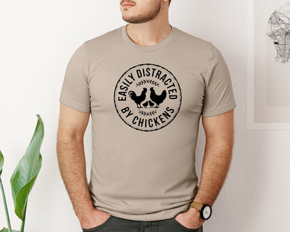 brand:Bella Canvas|color:Heather Tan|Dont Ruffle My Feathers T Shirt Design 2 Graphic T-Shirt