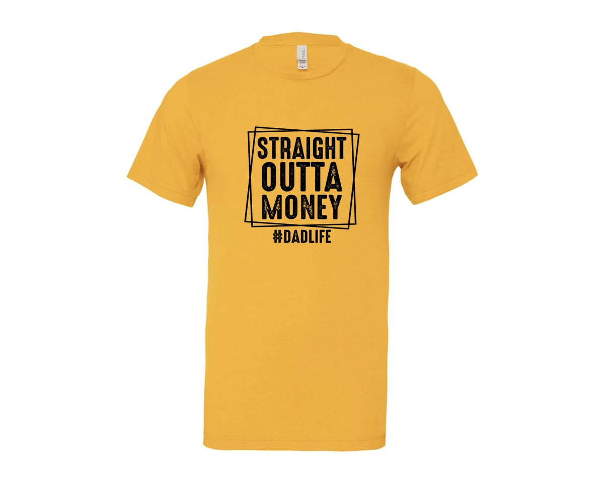brand:Bella Canvas|color:Heather Yellow Gold|Dad Fathers Day 5 Graphic T-Shirt